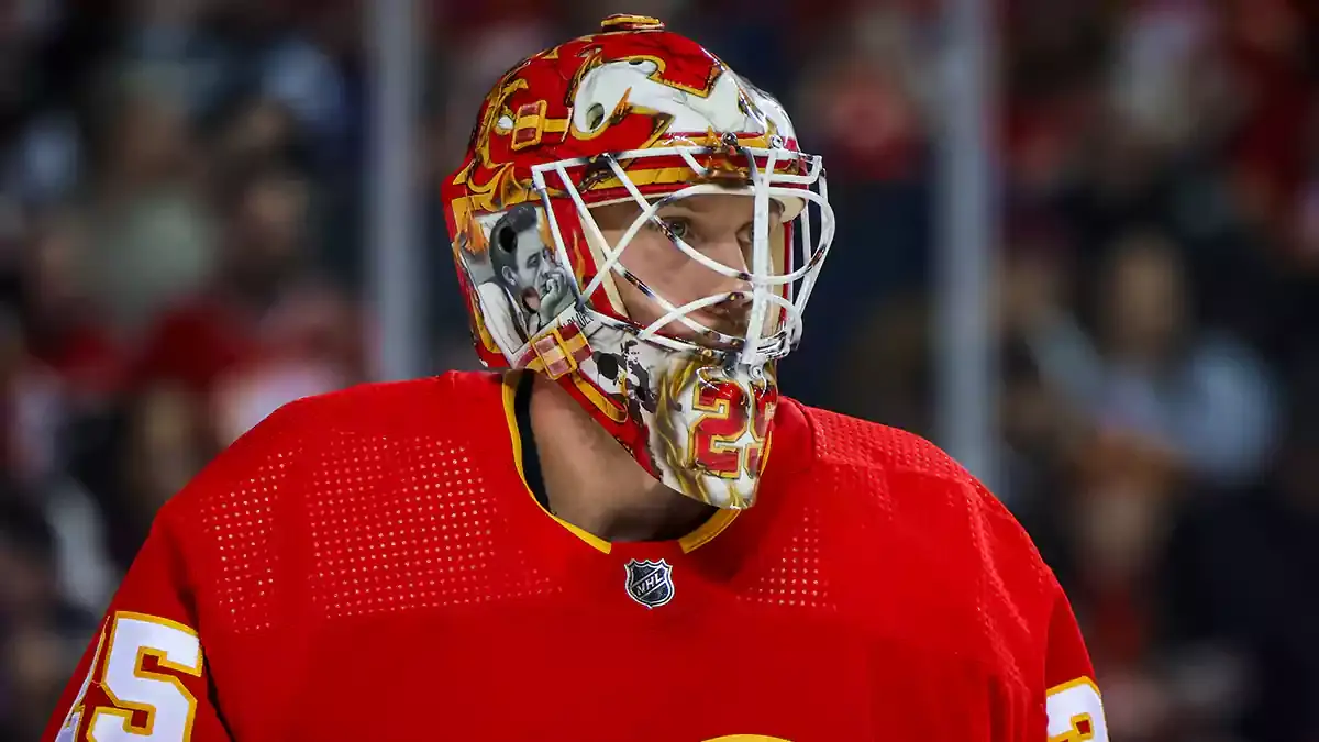 Jacob Markstrom of the Calgary Flames. 
