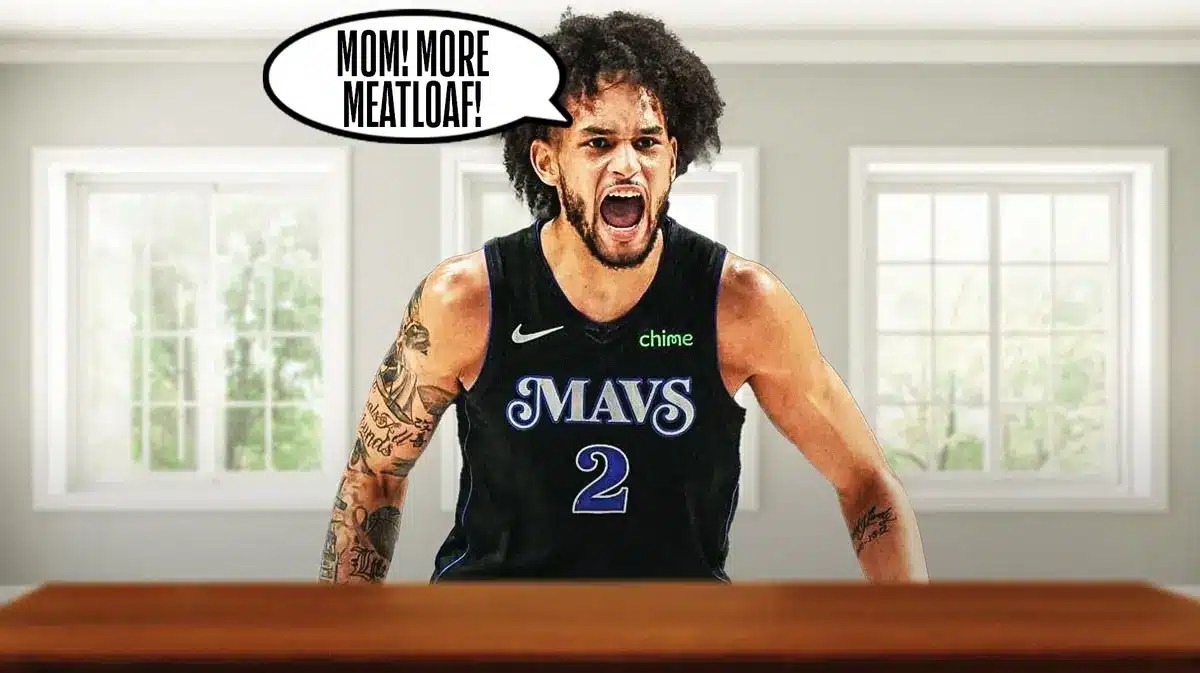 Mavericks rookie Dereck Lively II asking his mom for meatloaf