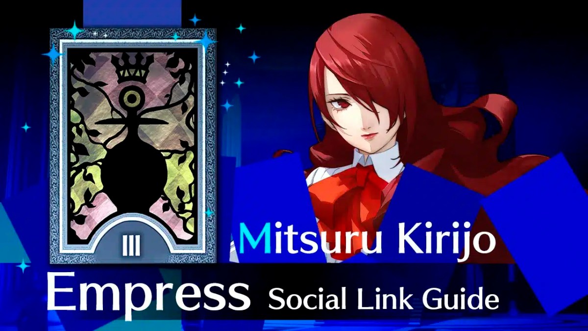 Mitsuru Kirijo Empress Guide Social link Persona 3 Reload