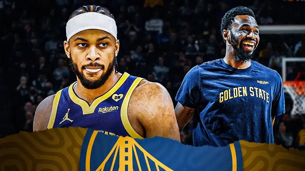 Warriors' Moses Moody and Andrew Wiggins