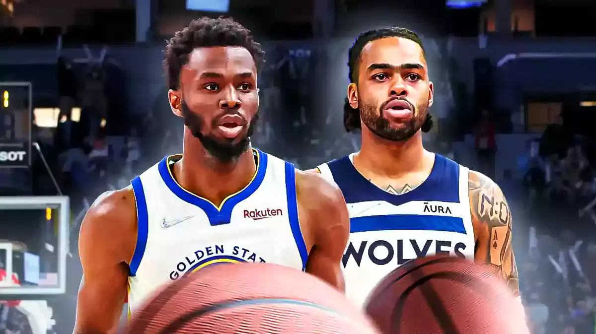 D'Angelo Russell (Timberwolves) with Andrew Wiggins (Warriors), NBA trade deadline