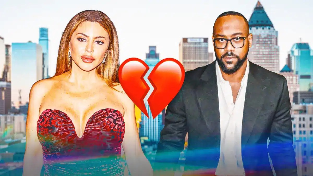 Larsa Pippen and Marcus Jordan (Son of Michael Jordan) with a broken heart between them.