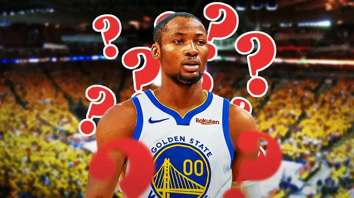 Warriors Jonathan Kuminga with question marks around him ahead of the NBA trade deadline.