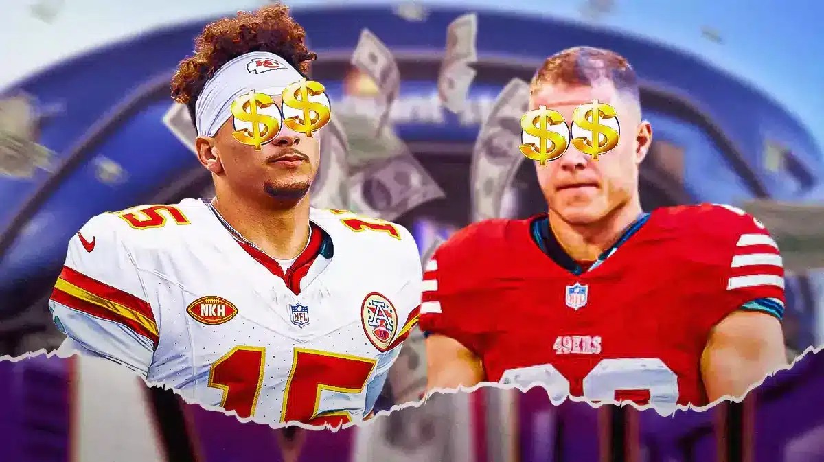 Chiefs Patrick Mahomes, 49ers Christian McCaffrey amid Super Bowl 58
