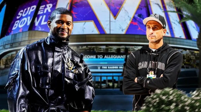 Usher, Manu Ginobili, Super Bowl