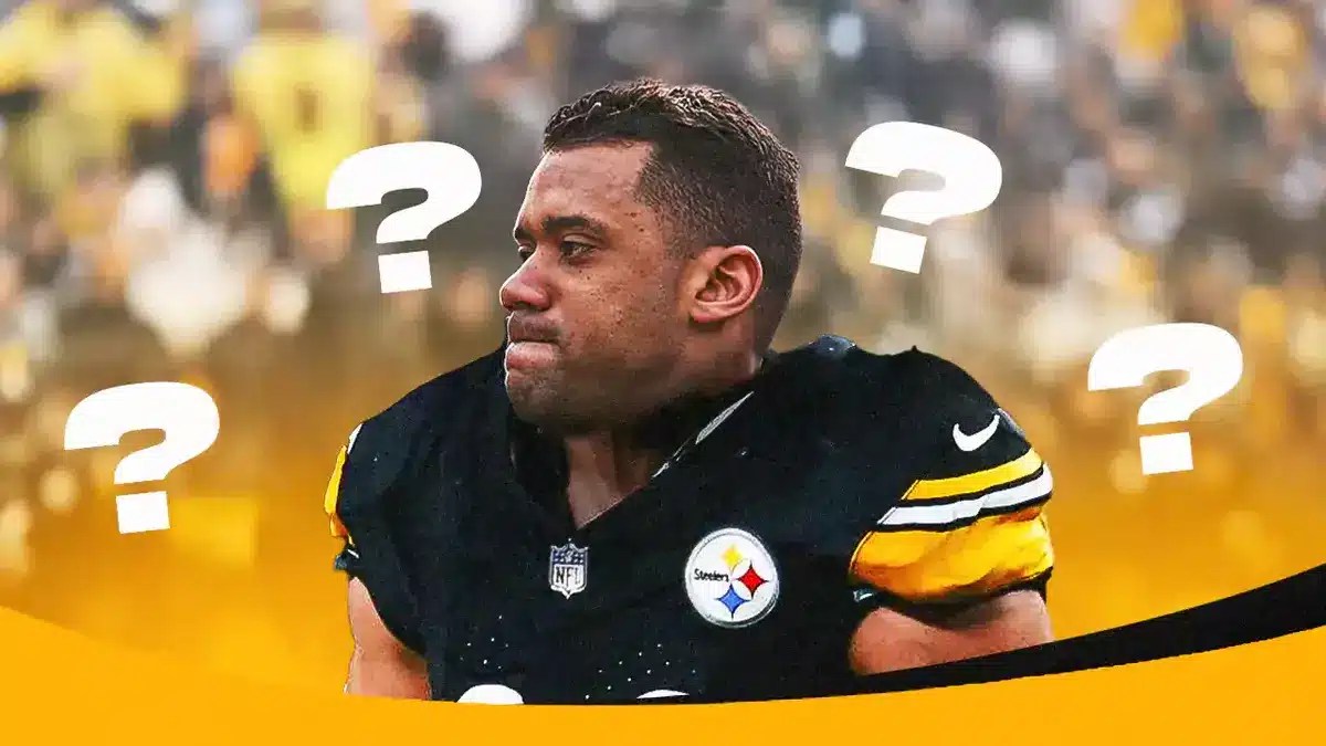 Russell Wilson in a Steelers uniform