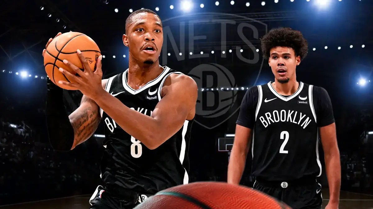 Nets' Lonnie Walker IV and Cam Johnson