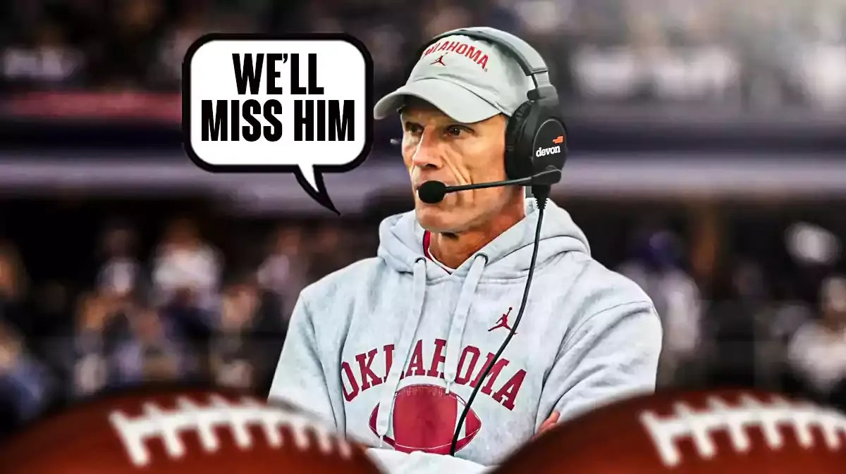 Brent Venables (Oklahoma football) saying “We’ll miss him”