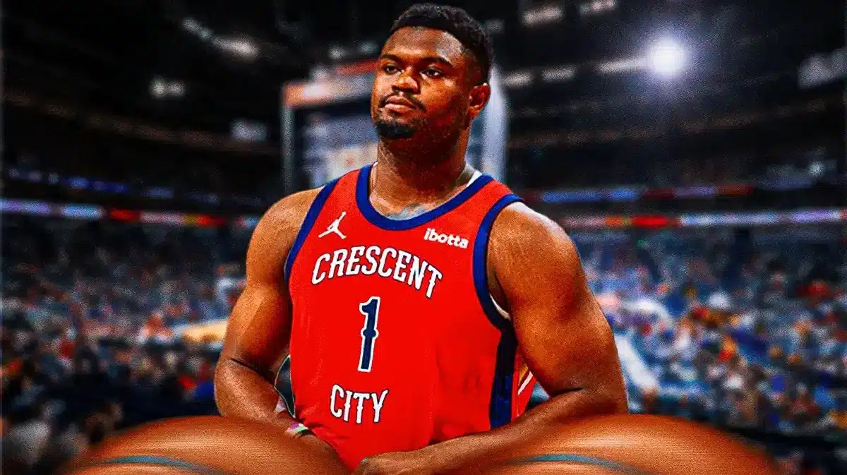 Zion Williamson (Pelicans) looking serious