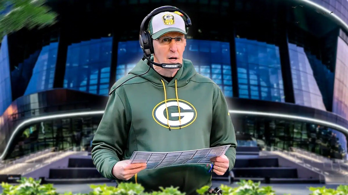 Steelers, Antonio Pierce, Joe Philbin, Joe Philbin Raiders, Raiders hire, Joe Philbin with Raiders stadium in the background
