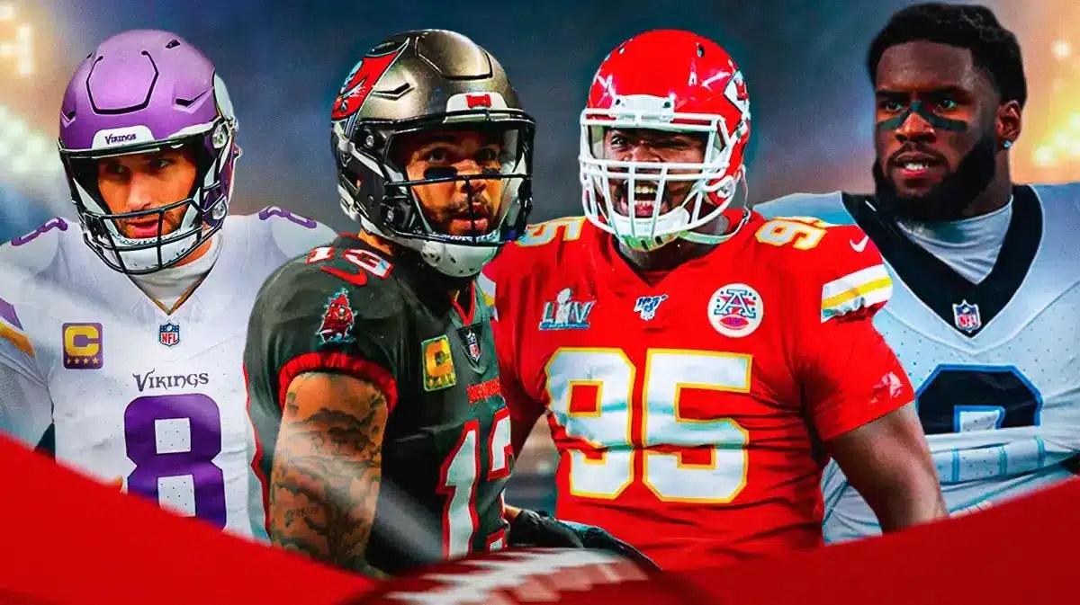 Kirk Cousins, Mike Evans, Chris Jones, Brian Burns