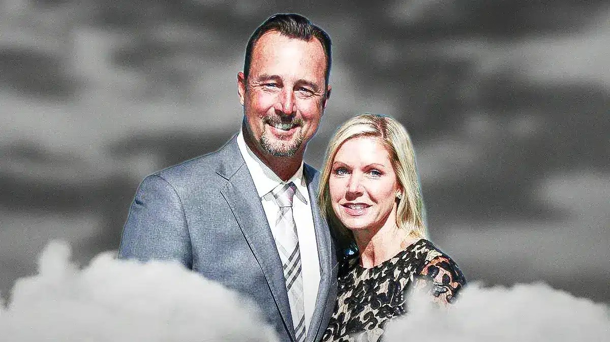 Tim Wakefield and wife Stacy Wakefield.