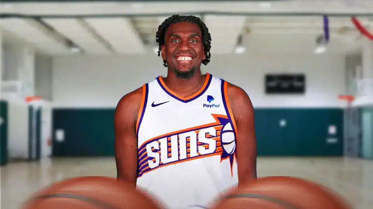 Kevon Looney in Suns jersey