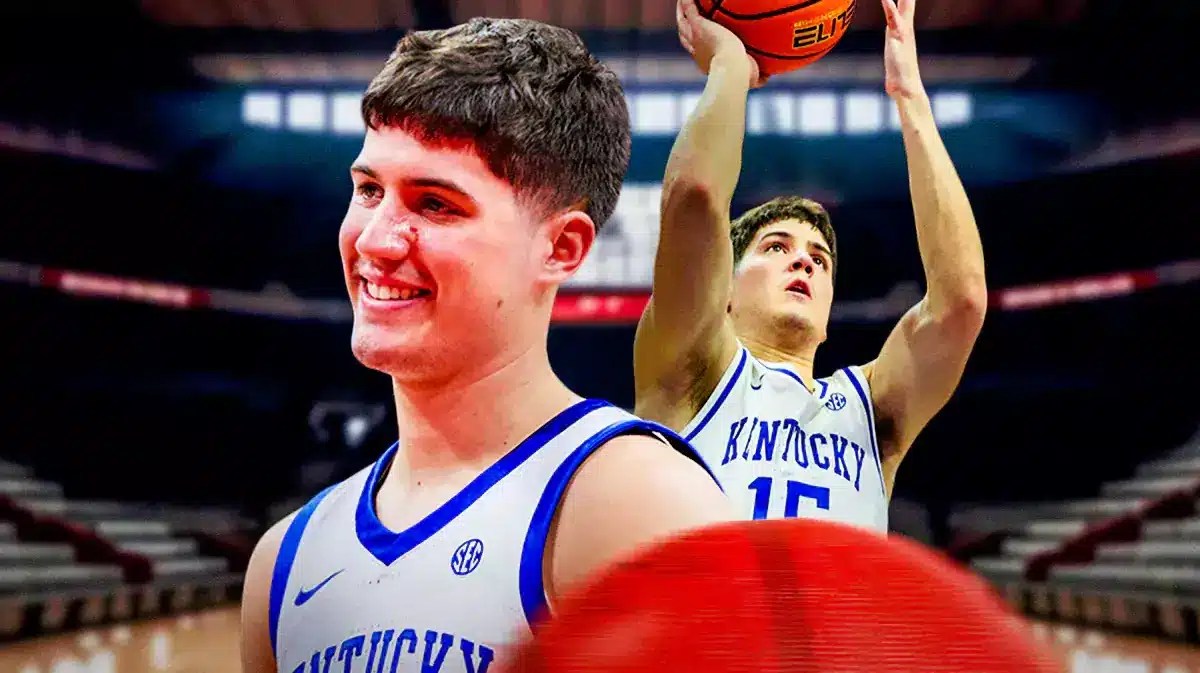 Kentucky Wildcats guard Reed Sheppard
