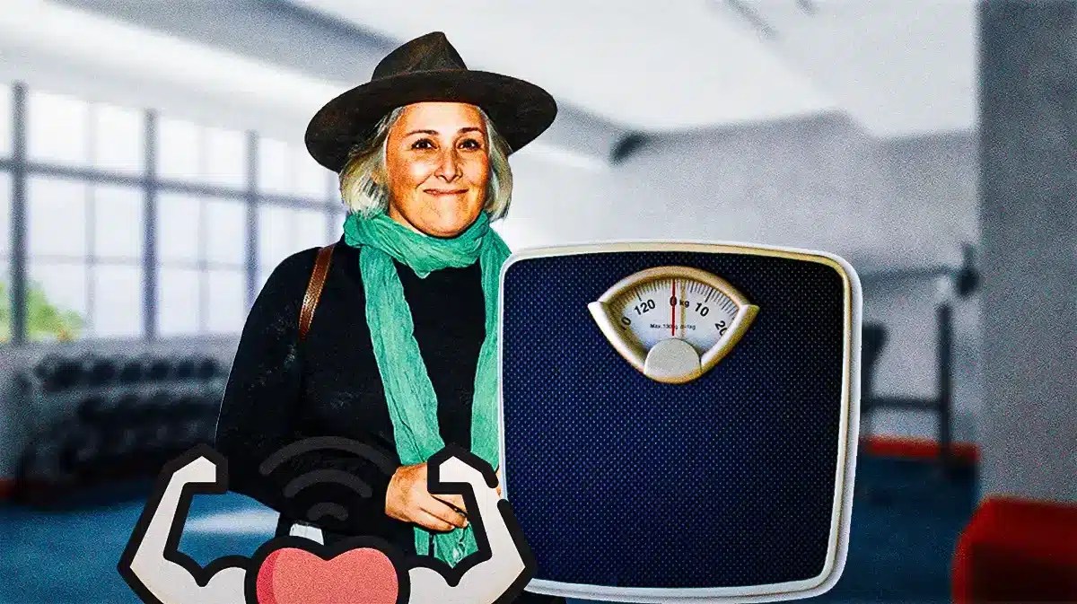 Ricki Lake and a scale.