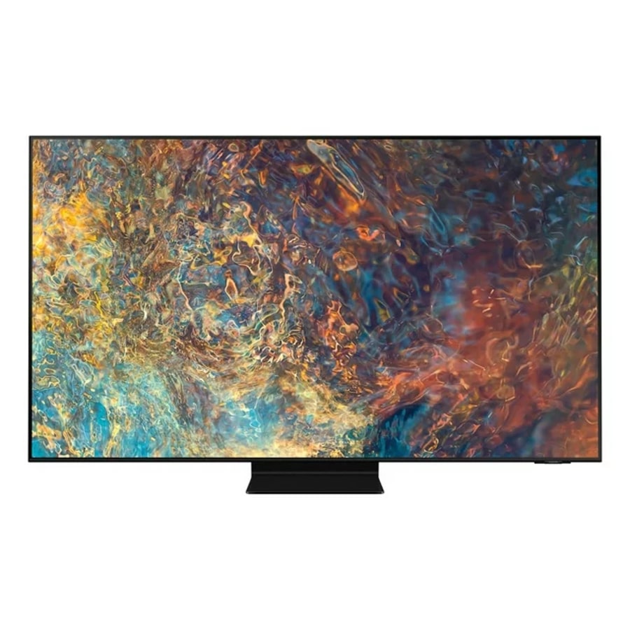 Samsung 98-inch Class Neo QLED QN90A Series 4K UHD Smart TV on a white background.