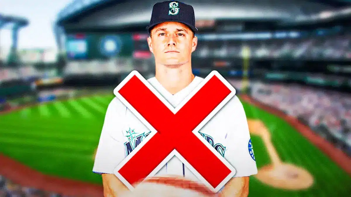 Matt Chapman in a Mariners uniform crossed out