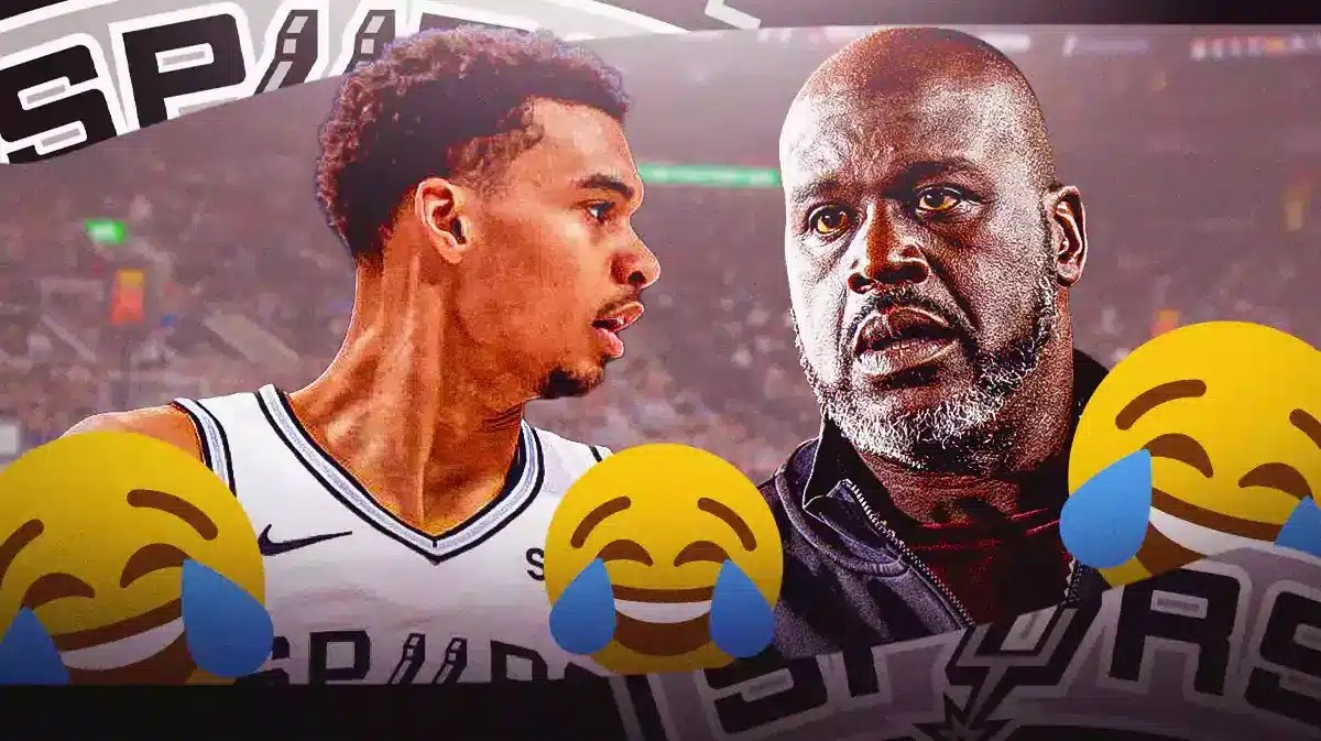 Spurs star Victor Wembanyama hilariously recreates Shaq moment
