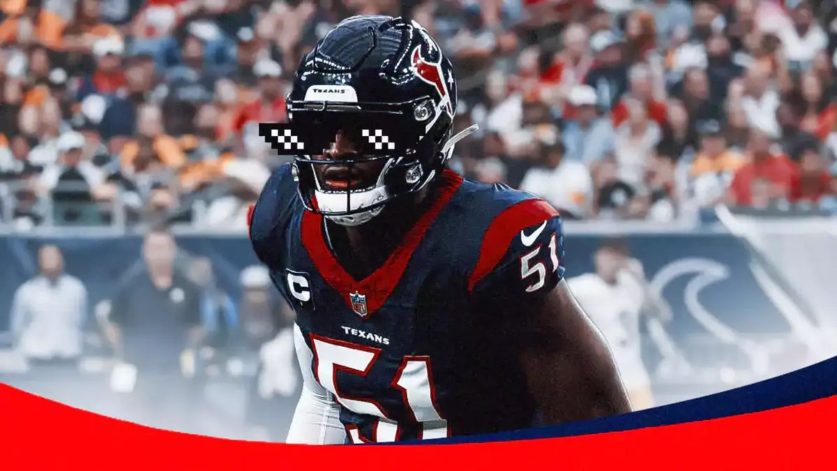 Will Anderson Jr. (Texans) with deal with it shades