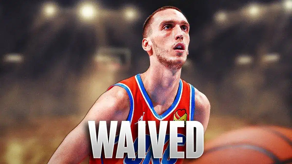 Thunder's Aleksej Pokusevski with "WAIVED" on the bottom