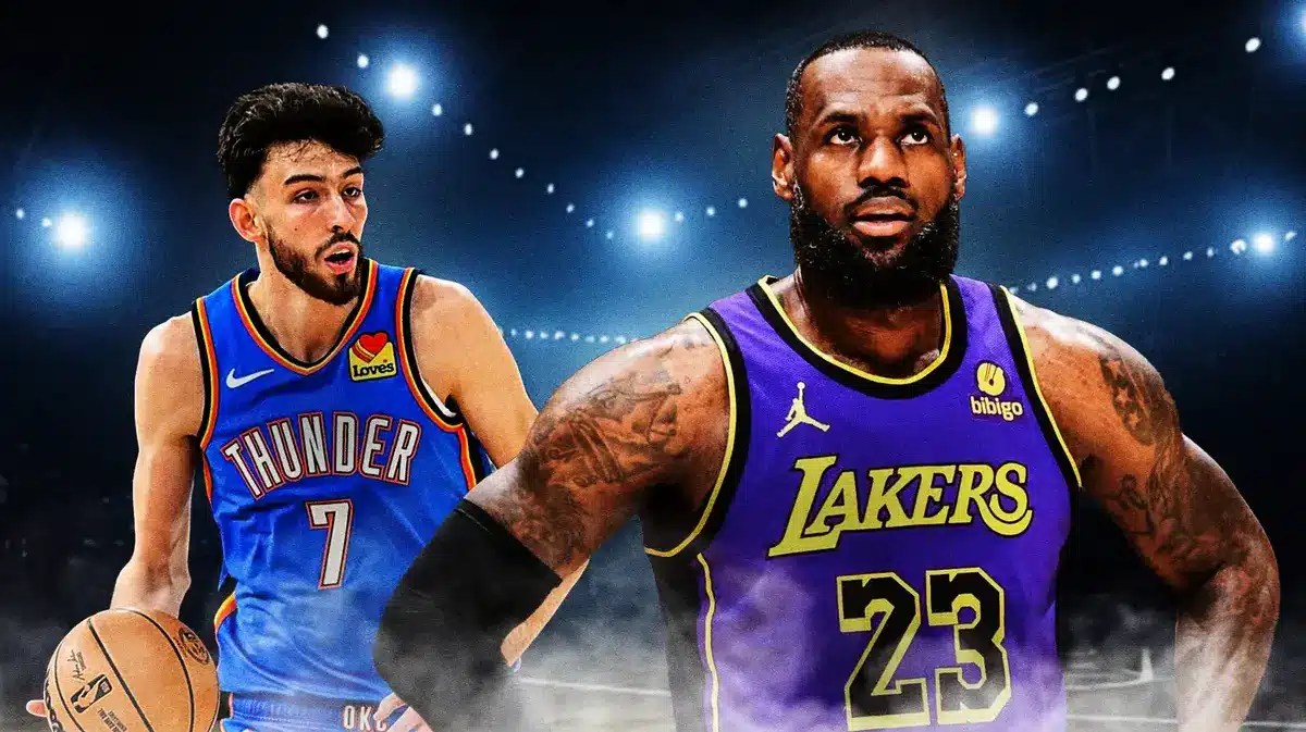 Chet Holmgren, Oklahoma City Thunder, LeBron James