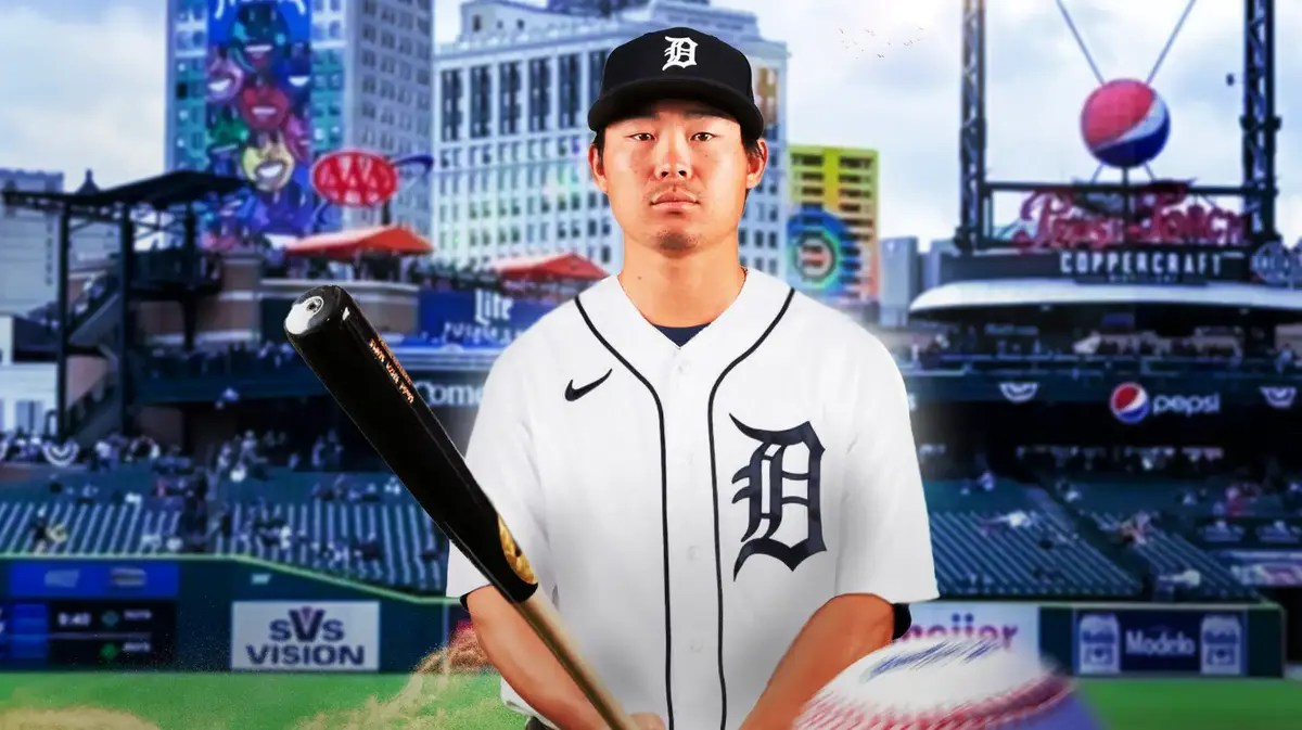 Photo: Keston Hiura in action in Tigers jersey