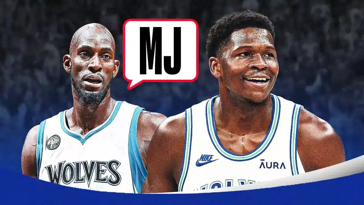 Timberwolves, Kevin Garnett, Michael Jordan, Anthony Edwards, All the smoke