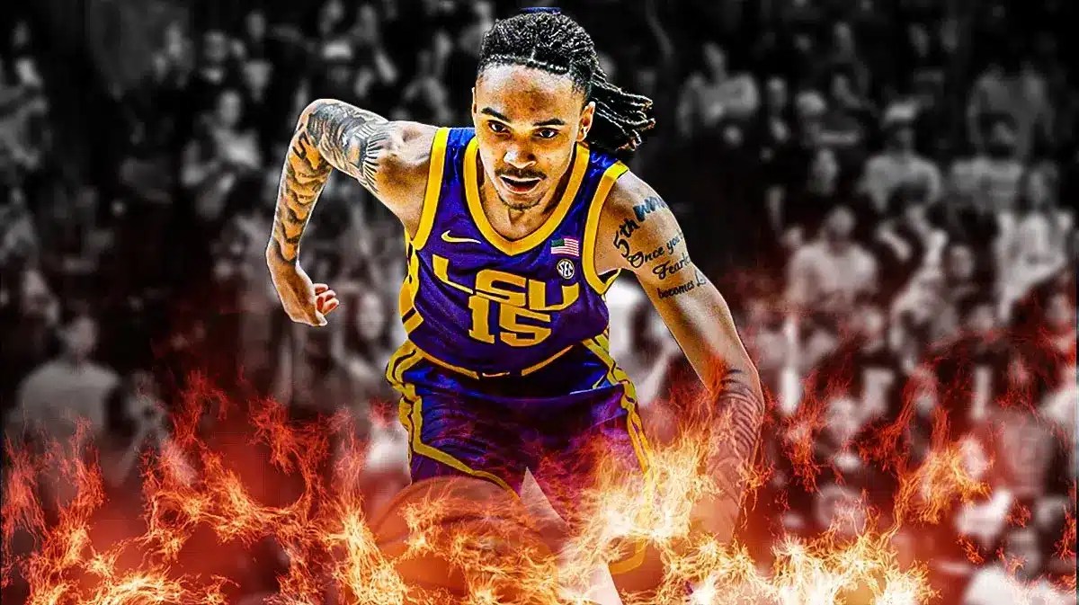 LSU basketball player Tyrell Ward