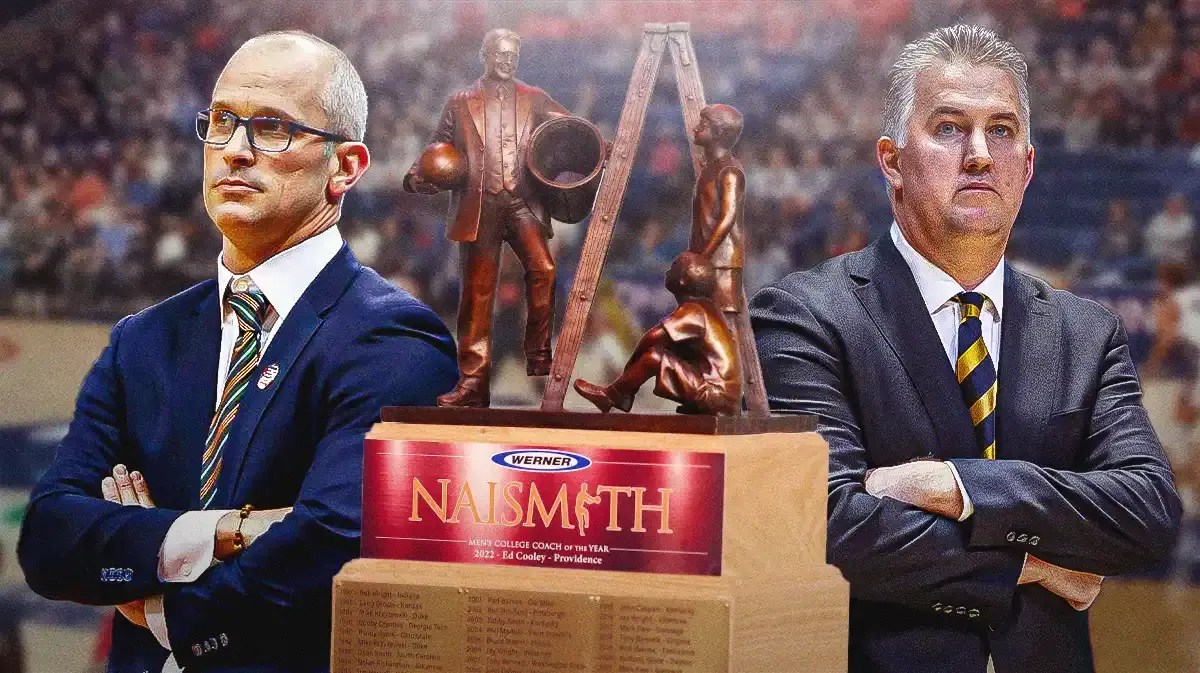 Uconn's Dan Hurley and Purdue's Matt Painter