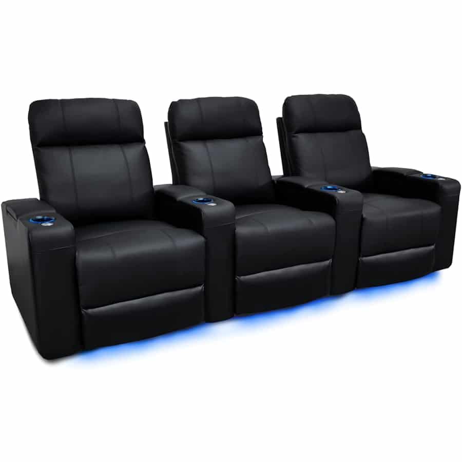 Valencia Piacenza Home Theater Seating on a white background.