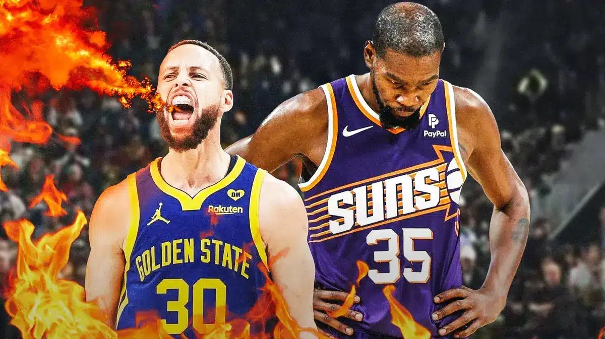 Warriors Steve Kerr mentee Stephen Curry with Suns Kevin Durant