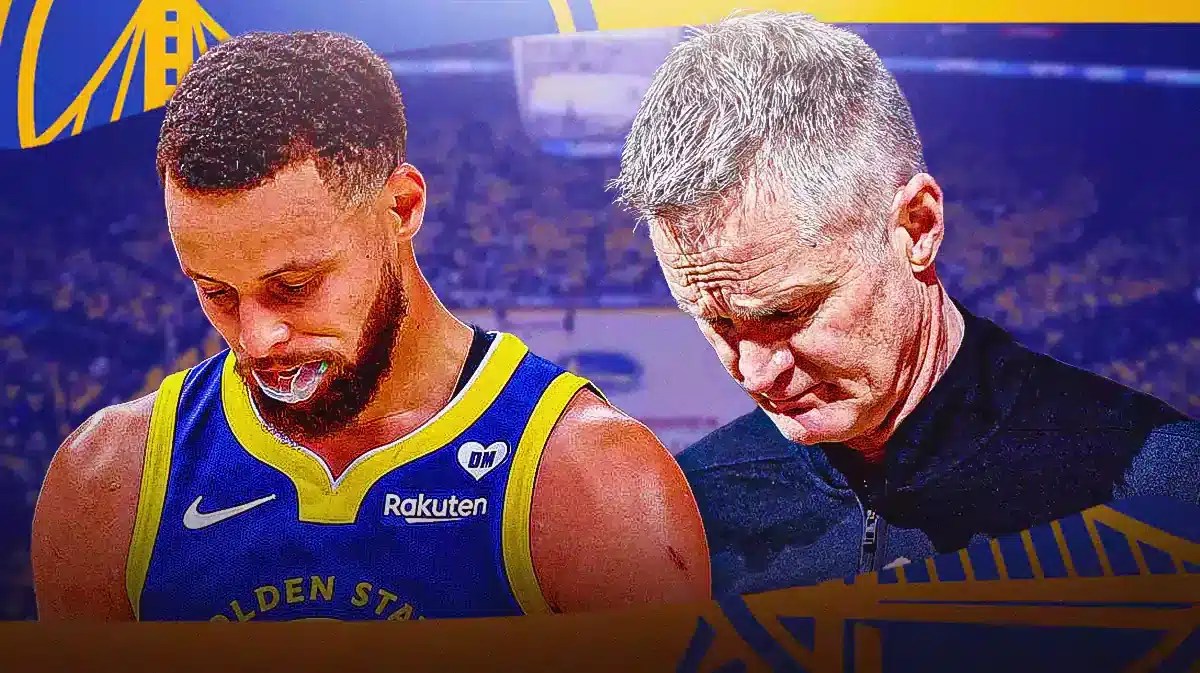 Warriors' Stephen Curry and Steve Kerr