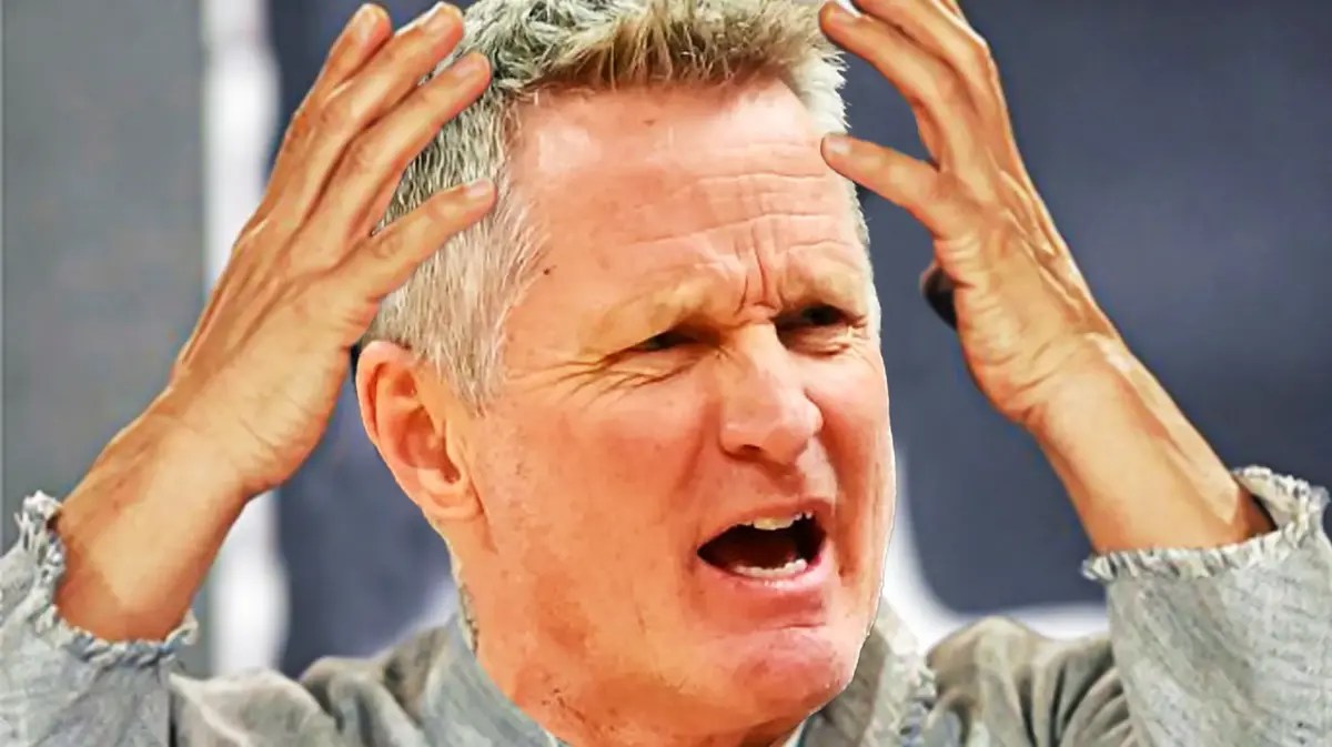 Warriors coach Steve Kerr as the Jackie Chan confused meme