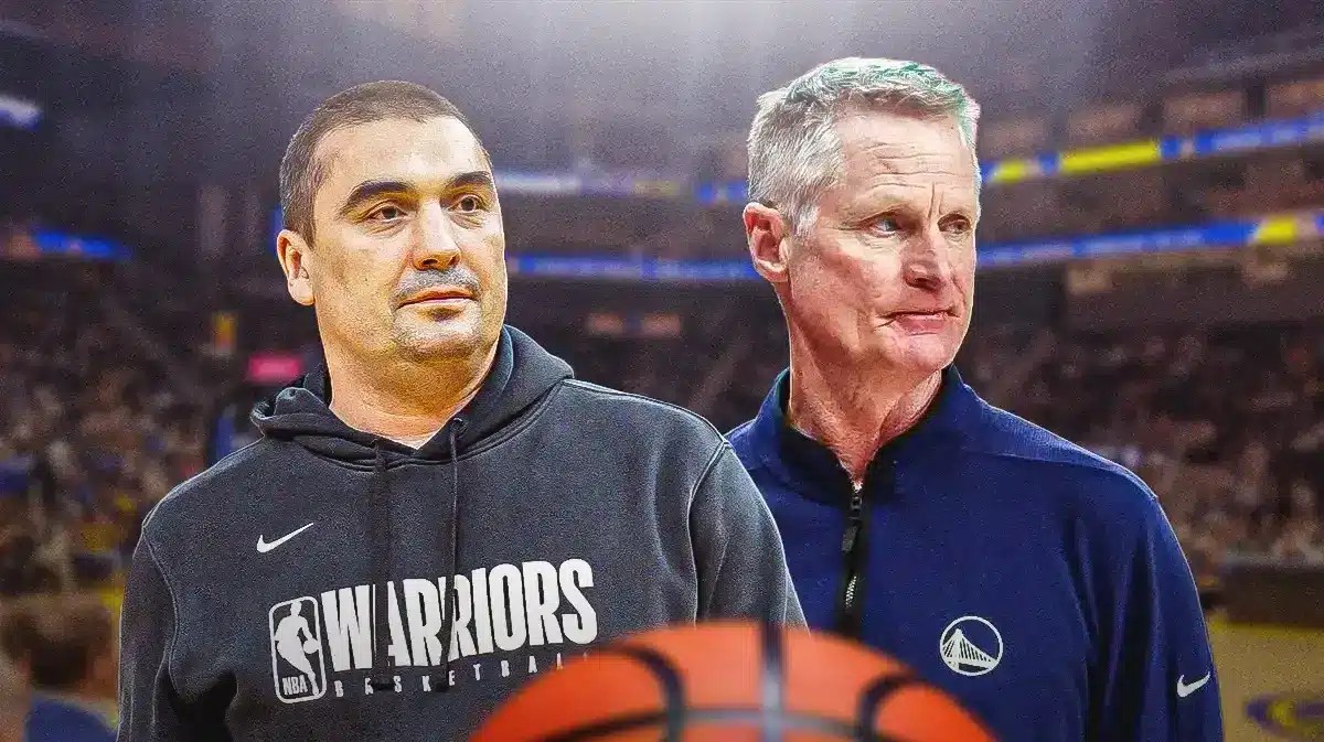 Dejan Milojevic, Warriors head coach Steve Kerr