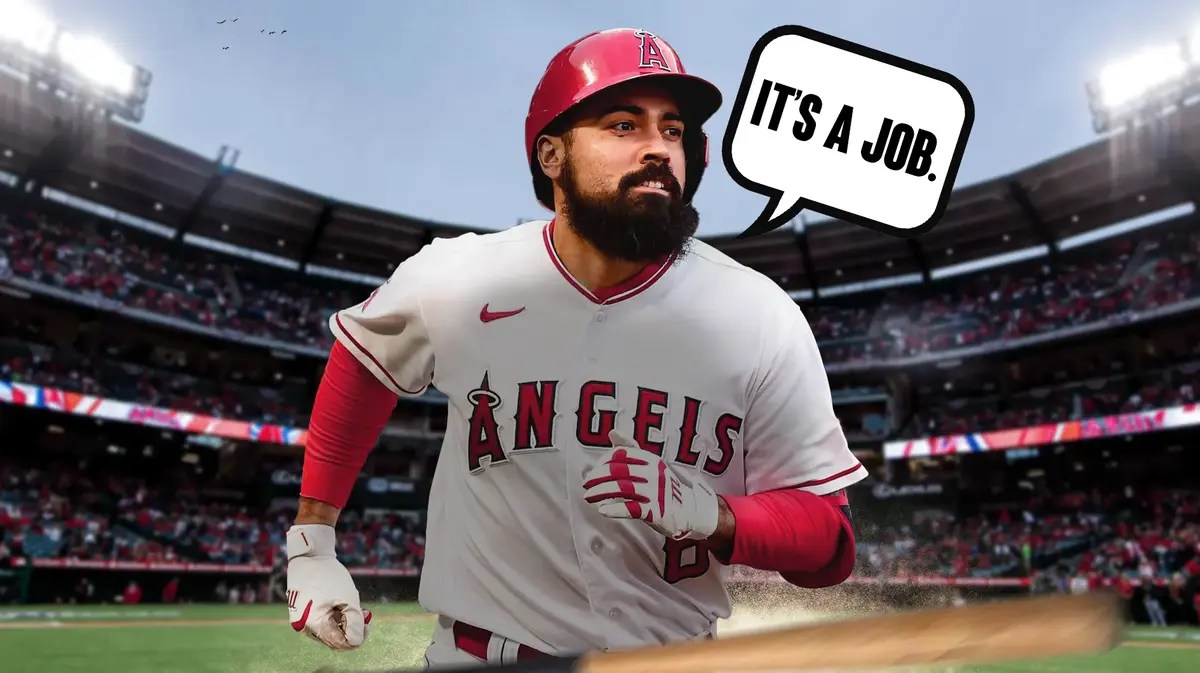 Angels' Anthony Rendon saying, "It's a job."