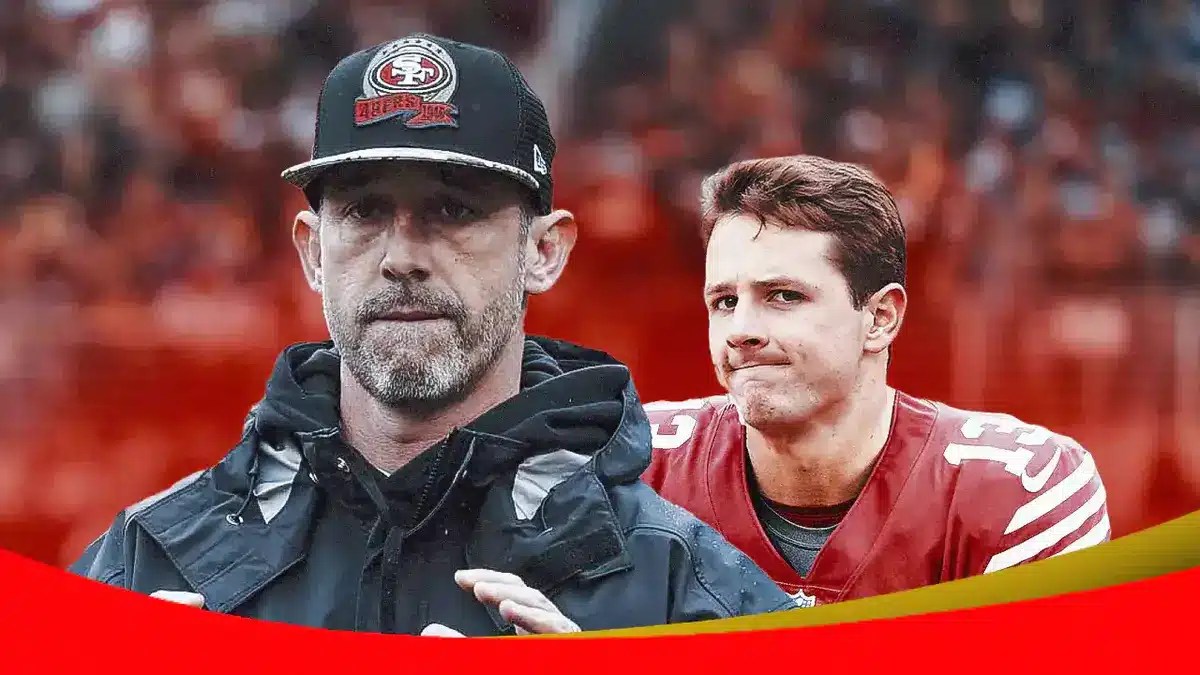 49ers coach Kyle Shanahan, QB Brock Purdy