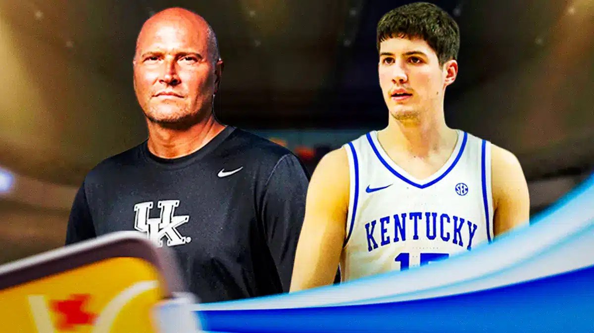 Kentucky basketball, Wildcats, Reed Sheppard, Rex Chapman, Reed Sheppard Kentucky, Rex Chapman and Reed Sheppard with Kentucky basketball arena in the background
