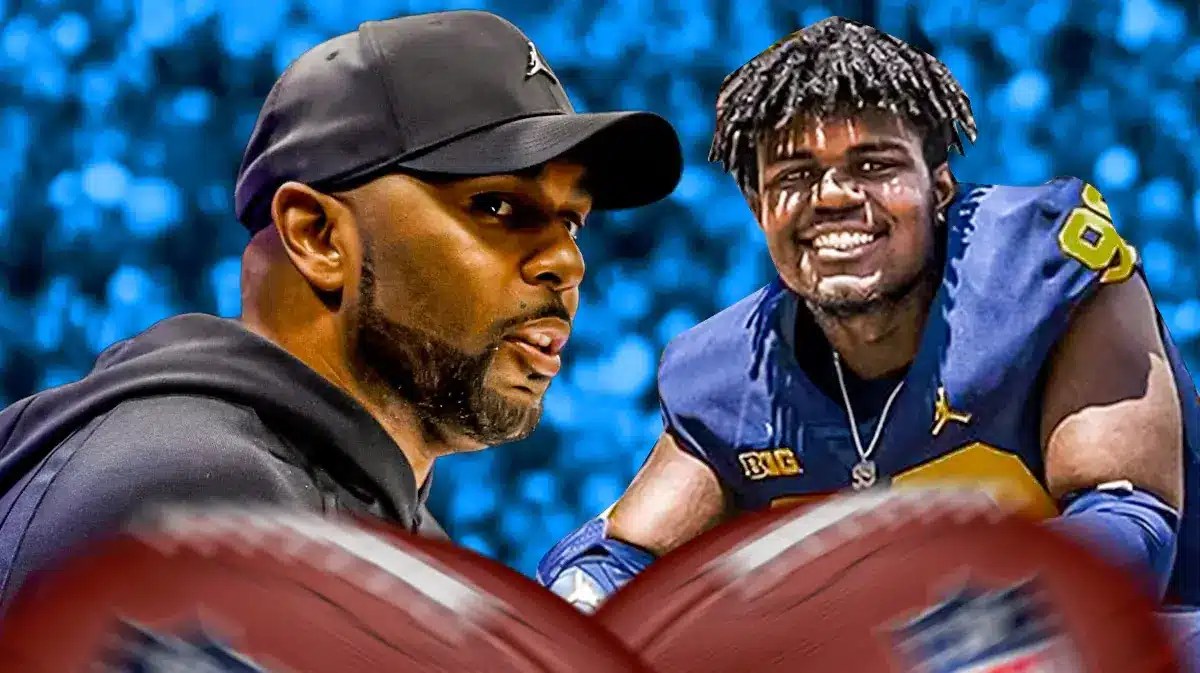 Michigan football coach Greg Scruggs got an endorsement from a d-lineman recruit.