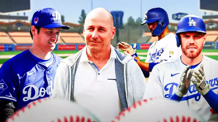 Yankees' Brian Cashman looking at Dodgers' Shohei Ohtani