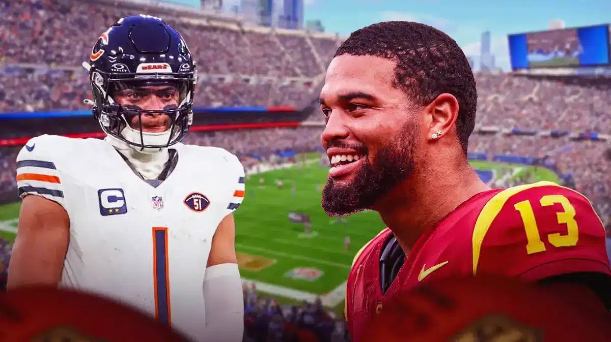 Caleb Williams to the Bears? Justin Fields is wondering.