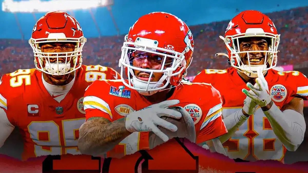 Chiefs' Chris Jones, Mecole Hardman and L'Jarius Sneed