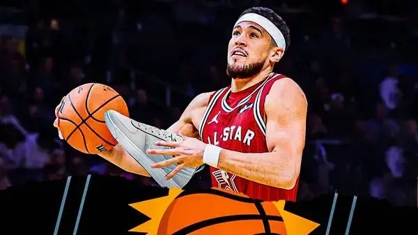 Phoenix Suns All-Star Devin Booker, Nike Book 1 "Mirage" color