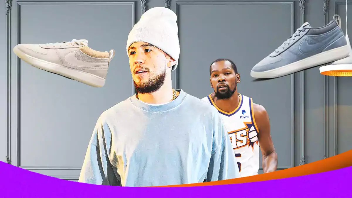 Phoenix Suns guard Devin Booker, Nike Book 1 release