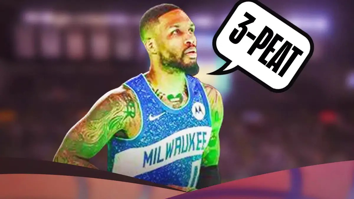 Bucks Damian Lillard saying 3-peat
