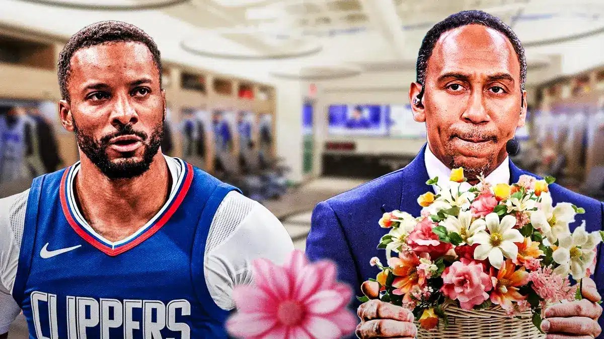 Stephen A SMith gives Norm flowers