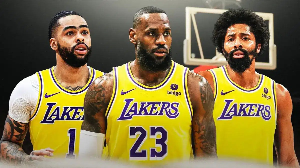 dangelo russell lebron james spencer dinwiddie lakers