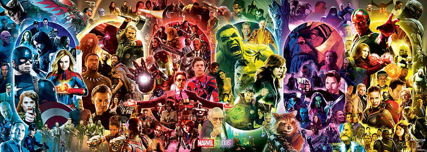 Various characters from across the MCU with the Marvel Studios logo at the bottom