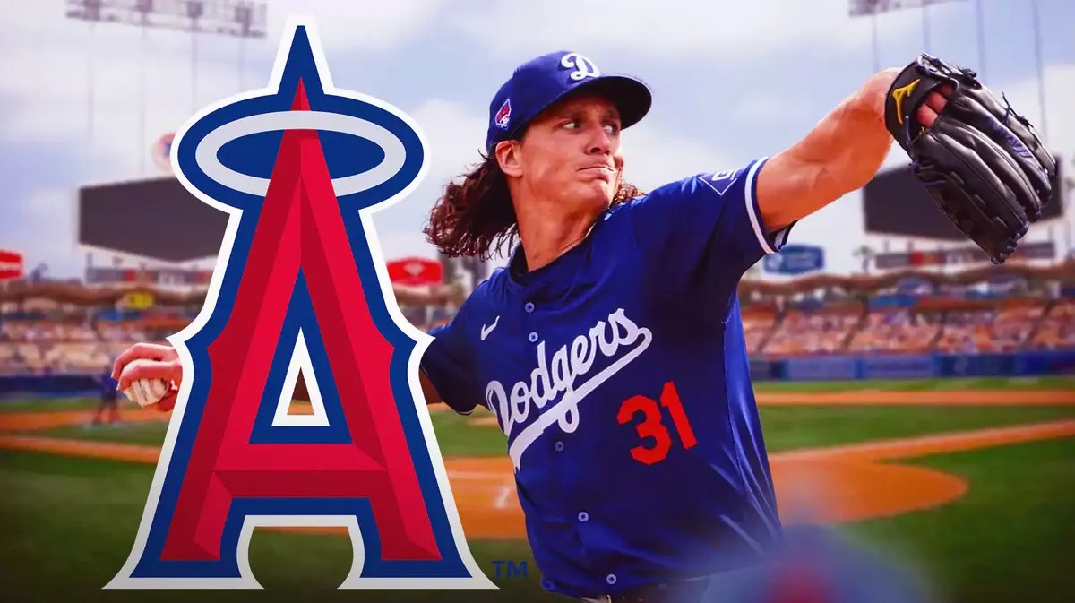 Dodgers' Tyler Glasnow, Angels