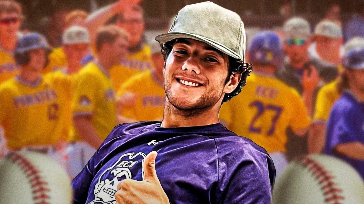 East Carolina baseball player Parker Byrd.