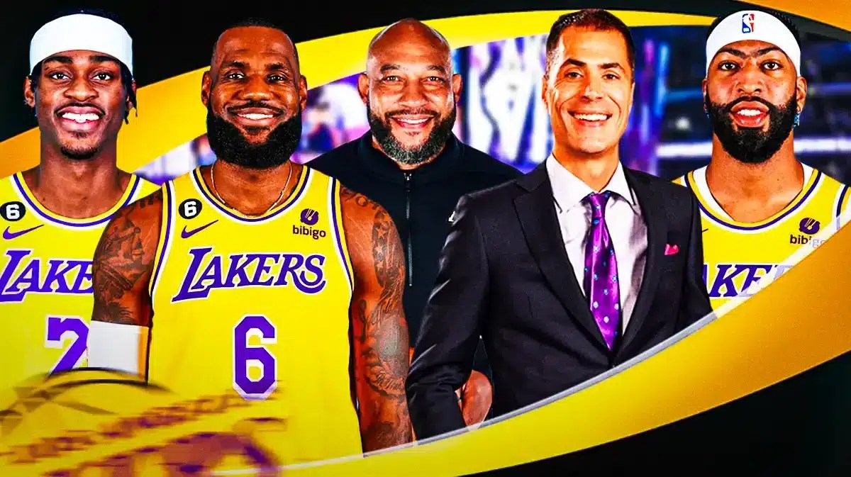lakers lebron james darvin ham rob pelinka anthony daivs